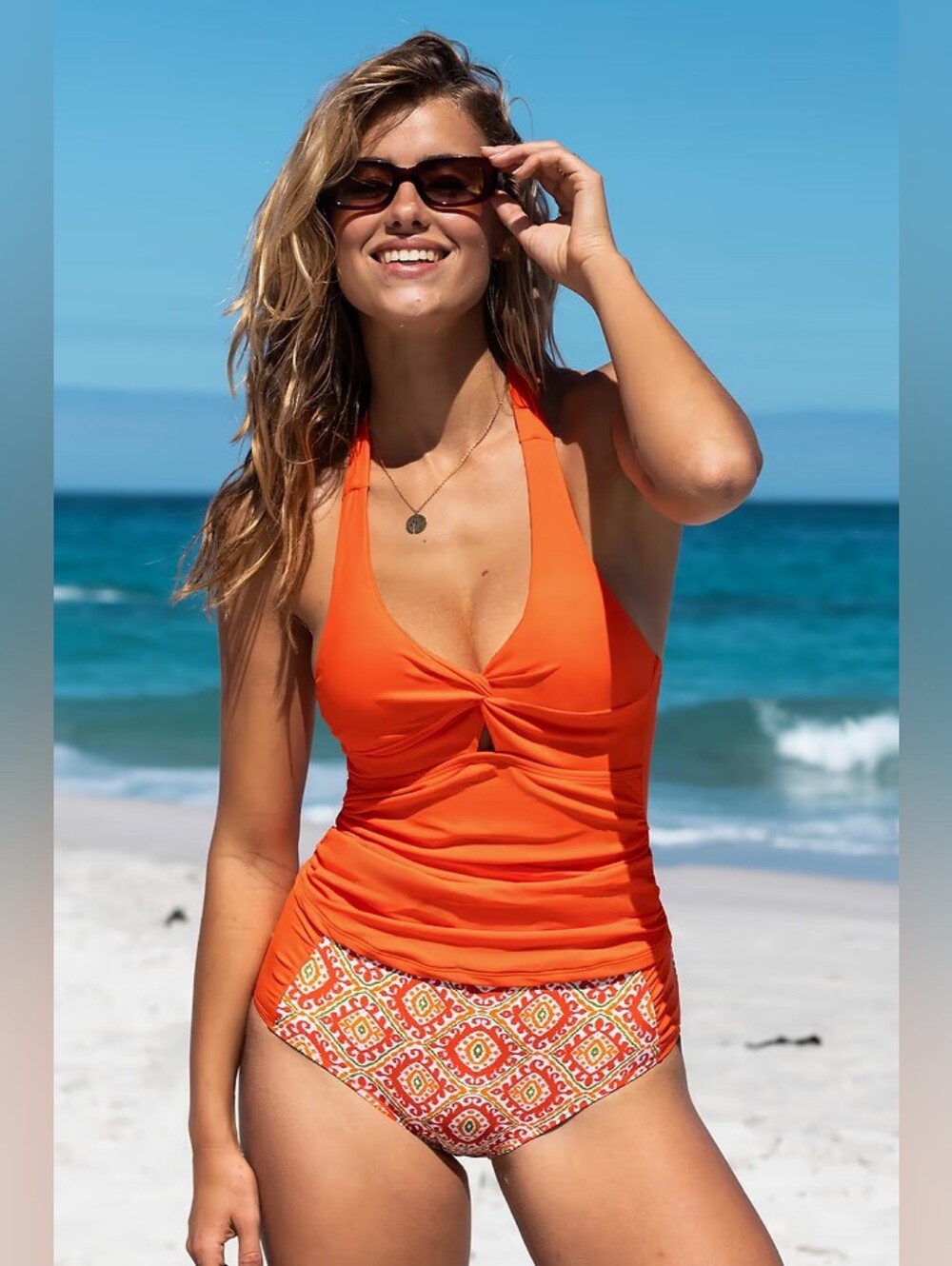 Halter Cutout Twisted Tankini & Hipster Set 💥 BRAND NEW 💥